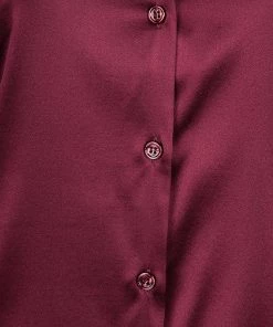 Emporio Armani Red Silk Blouse S For Women -Emporio Armani sale luxury women emporio armani used clothes p47323 007