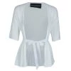 Emporio Armani White Knit Cardigan/Top M For Women