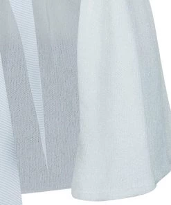 Emporio Armani White Knit Cardigan/Top M For Women -Emporio Armani sale luxury women emporio armani used clothes p48145 005