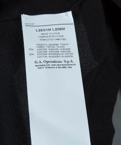 Emporio Armani Black Embellished Cardigan S For Women -Emporio Armani sale luxury women emporio armani used clothes p48159 009