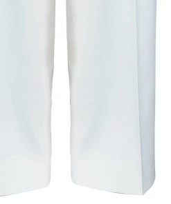 Emporio Armani White Trousers L For Women -Emporio Armani sale luxury women emporio armani used clothes p48274 005