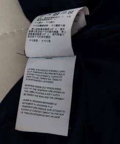 Emporio Armani Navy Blue Cotton Gold Foil Print T-shirt S For Women -Emporio Armani sale luxury women emporio armani used clothes p484086 004