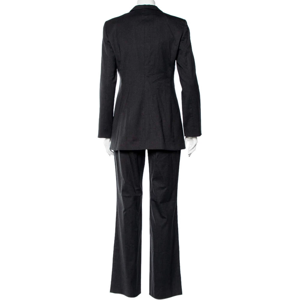 Emporio Armani Black Wool Tailored Suit M For Women 5 Emporio Armani Black Wool Tailored Suit M For Women - Image 3