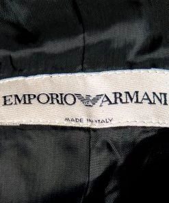 Emporio Armani Black Wool Tailored Suit M For Women 14 Emporio Armani Black Wool Tailored Suit M For Women -Emporio Armani sale luxury women emporio armani used clothes p488852 002