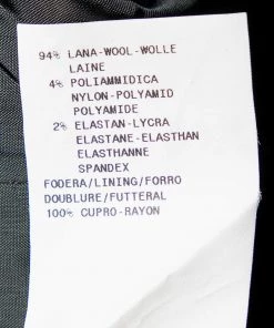 Emporio Armani Black Wool Tailored Suit M For Women 15 Emporio Armani Black Wool Tailored Suit M For Women -Emporio Armani sale luxury women emporio armani used clothes p488852 003