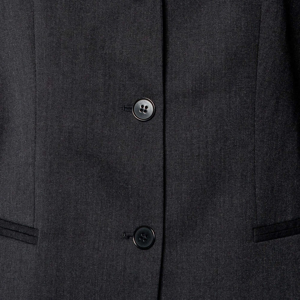 Emporio Armani Black Wool Tailored Suit M For Women 6 Emporio Armani Black Wool Tailored Suit M For Women - Image 4