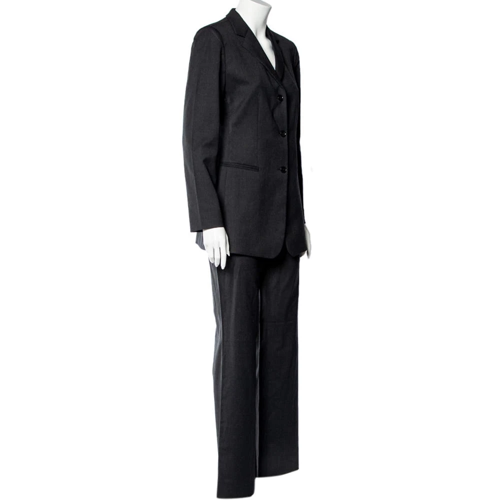 Emporio Armani Black Wool Tailored Suit M For Women 4 Emporio Armani Black Wool Tailored Suit M For Women - Image 2