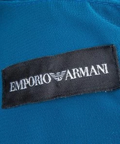 Emporio Armani Blue Chiffon Gown S For Women -Emporio Armani sale luxury women emporio armani used clothes p50078 008