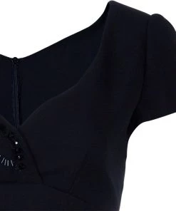 Emporio Armani Black Sequin Cocktail Dress M For Women -Emporio Armani sale luxury women emporio armani used clothes p51343 0004