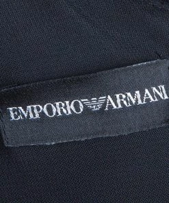 Emporio Armani Black Sequin Cocktail Dress M For Women -Emporio Armani sale luxury women emporio armani used clothes p51343 0008