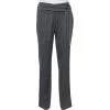 Emporio Armani Grey Wool Pleated Detail Trousers M For Women -Emporio Armani sale luxury women emporio armani used clothes p518933 006