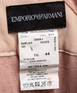 Emporio Armani Pink Plisse Layered Pants M For Women -Emporio Armani sale luxury women emporio armani used clothes p531554 007