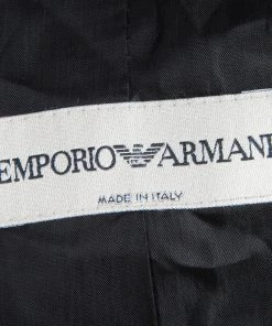 Emporio Armani Grey Striped Pant Suit S For Women -Emporio Armani sale luxury women emporio armani used clothes p53388 015