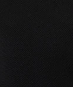 Emporio Armani Black Textured Crepe Midi Dress L For Women -Emporio Armani sale luxury women emporio armani used clothes p537552 006