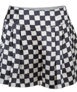 Emporio Armani Black And White Checked Blazer And Pants Set S/M For Women -Emporio Armani sale luxury women emporio armani used clothes p54410 009