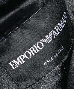 Emporio Armani Black Lace Button Front Blazer M For Women -Emporio Armani sale luxury women emporio armani used clothes p565645 005