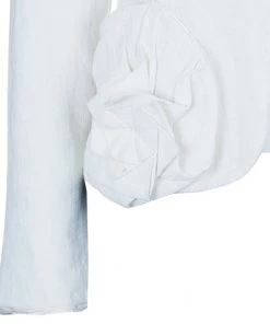 Emporio Armani White Pocket Detailed Blazer S For Women -Emporio Armani sale luxury women emporio armani used clothes p5664 006