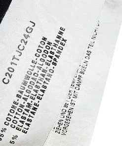 Emporio Armani Black Butterfly Print Cotton Sequins Top M For Women -Emporio Armani sale luxury women emporio armani used clothes p573324 003