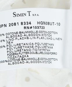 Emporio Armani White Laser Cut Jacket M For Women -Emporio Armani sale luxury women emporio armani used clothes p57477 011