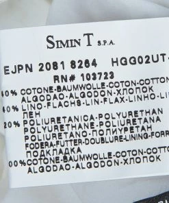 Emporio Armani Off-White Floral Laser Cut Overlay Gathered Skirt L For Women -Emporio Armani sale luxury women emporio armani used clothes p57667 0010