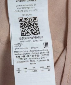 Emporio Armani Gold Sequin Embellished Mini Dress S For Women -Emporio Armani sale luxury women emporio armani used clothes p578590 005