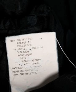 Emporio Armani Black Pinstriped Crepe Single Breasted Suit M For Women -Emporio Armani sale luxury women emporio armani used clothes p588885 006