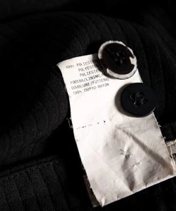 Emporio Armani Black Textured Crepe Padded Shoulder Detail Tailored Suit M For Women -Emporio Armani sale luxury women emporio armani used clothes p588908 005