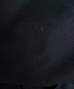 Emporio Armani Black Textured Crepe & Satin Trimmed Single Breasted Suit M For Women -Emporio Armani sale luxury women emporio armani used clothes p588928 007