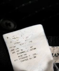 Emporio Armani Black Pinstriped Crepe Front Tie Detail Single Breasted Suit M For Women -Emporio Armani sale luxury women emporio armani used clothes p588938 006