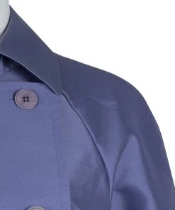 Emporio Armani Lilac Double Breasted Belted Jacket S For Women -Emporio Armani sale luxury women emporio armani used clothes p59094 004