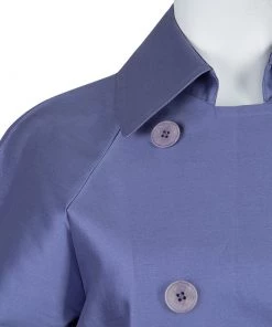 Emporio Armani Lilac Double Breasted Belted Jacket S For Women -Emporio Armani sale luxury women emporio armani used clothes p59094 005