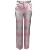 Emporio Armani Pink & Grey Silk Pants M For Women -Emporio Armani sale luxury women emporio armani used clothes p592729 001