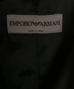 Emporio Armani Black Wool Single Breasted Blazer S For Women -Emporio Armani sale luxury women emporio armani used clothes p592831 001