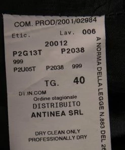 Emporio Armani Black Wool Single Breasted Blazer S For Women -Emporio Armani sale luxury women emporio armani used clothes p592831 002