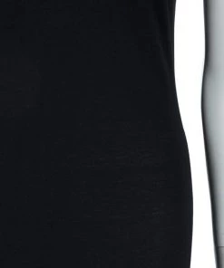 Emporio Armani Black Knit Asymmetric Dress M For Women -Emporio Armani sale luxury women emporio armani used clothes p59466 007