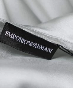 Emporio Armani Pale Green Silk Layered Sleeveless Button Front Top M For Women -Emporio Armani sale luxury women emporio armani used clothes p596342 005