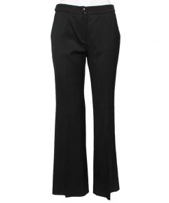 Emporio Armani Black Wool Trousers M For Women