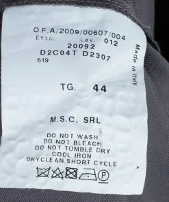 Emporio Armani Grey Silk Collared Shirt M For Women 20 Emporio Armani Grey Silk Collared Shirt M For Women -Emporio Armani sale luxury women emporio armani used clothes p6058 0009