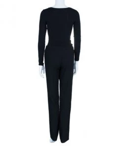 Emporio Armani Black Formal Trousers M For Women -Emporio Armani sale luxury women emporio armani used clothes p6059 003