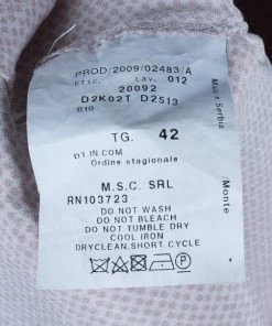 Emporio Armani Polka Dot Printed Silk Top M For Women -Emporio Armani sale luxury women emporio armani used clothes p6064 009