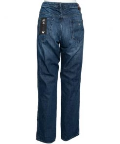 Emporio Armani J15 Navy Blue Denim Girl Fit Jeans L For Women -Emporio Armani sale luxury women emporio armani used clothes p609742 010