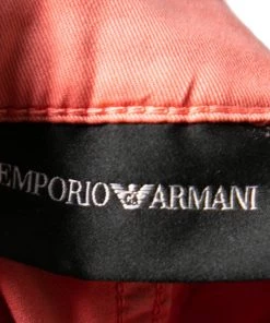 Emporio Armani Pink Denim Faded Detail Pants S For Women -Emporio Armani sale luxury women emporio armani used clothes p614276 007