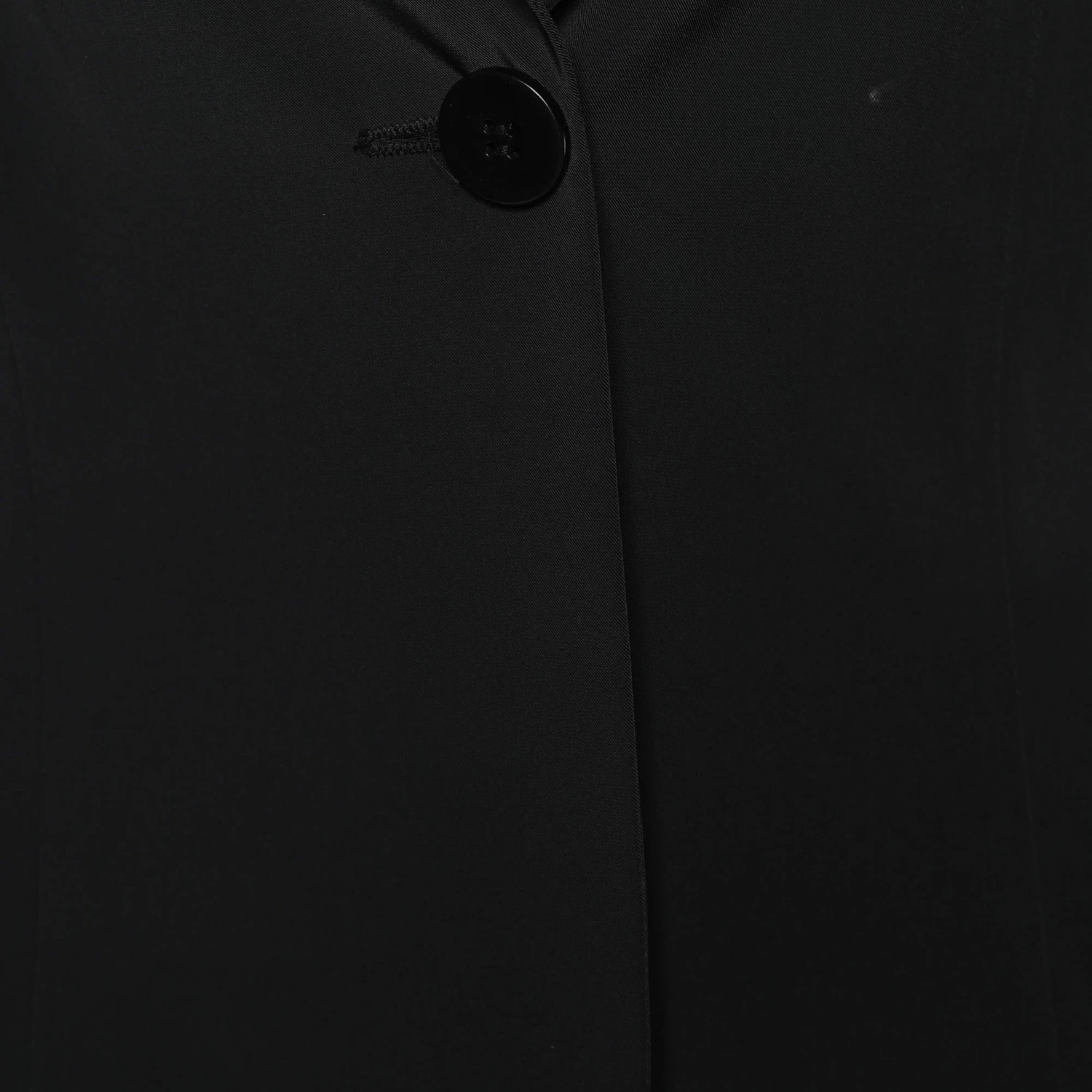 Emporio Armani Black Synthetic Single Breasted Blazer S For Women 5 Emporio Armani Black Synthetic Single Breasted Blazer S For Women - Image 3