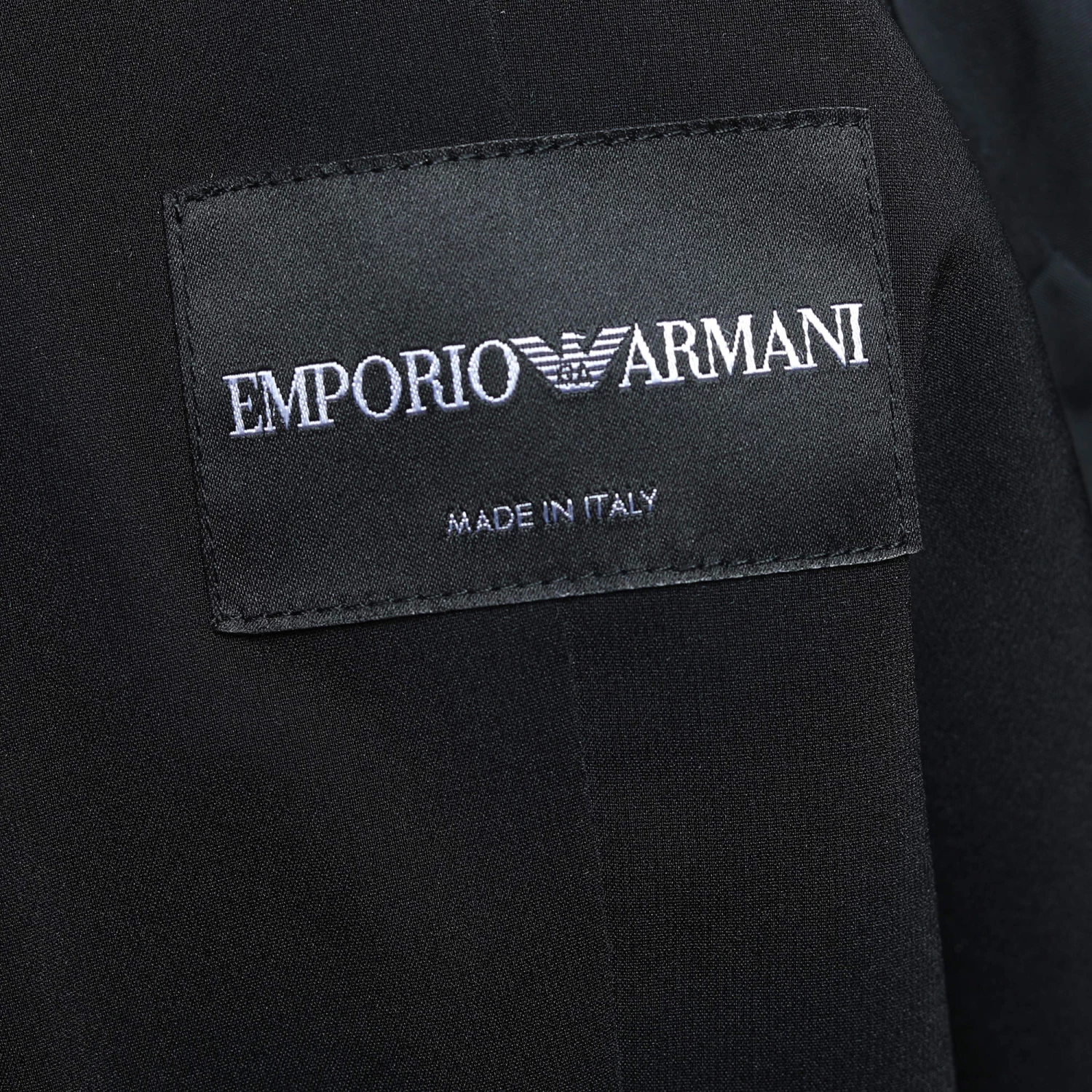 Emporio Armani Black Synthetic Single Breasted Blazer S For Women 6 Emporio Armani Black Synthetic Single Breasted Blazer S For Women - Image 4