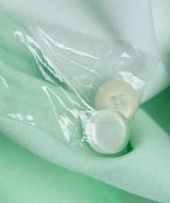 Emporio Armani Pale Mint Green Asymmetric Jacket L For Women -Emporio Armani sale luxury women emporio armani used clothes p62379 011