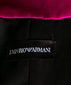 Emporio Armani Black And Pink Wool Top M For Women -Emporio Armani sale luxury women emporio armani used clothes p631282 004