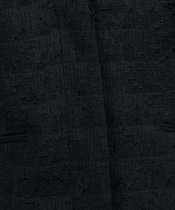 Emporio Armani Black Textured Draped Collar Cropped Jacket M For Women -Emporio Armani sale luxury women emporio armani used clothes p63523 008