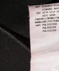 Emporio Armani Black Velvet Sequin Embellished Sleeveless Dress S For Women -Emporio Armani sale luxury women emporio armani used clothes p638783 005