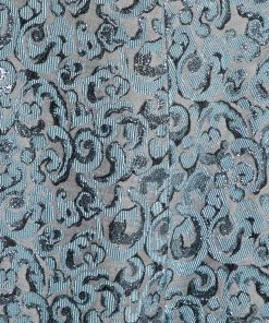 Emporio Armani Blue Brocade Pleat Detail Short Skirt S For Women -Emporio Armani sale luxury women emporio armani used clothes p643517 004