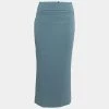 Emporio Armani Blue Crepe Midi Pencil Skirt S For Women -Emporio Armani sale luxury women emporio armani used clothes p643553 001